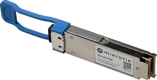 Moduł SFP MikroTik Mikrotik XQ+31LC10D moduł przekaźników sieciowych Swiatłowód 100000 Mbit/s QSFP28 1309 nm
