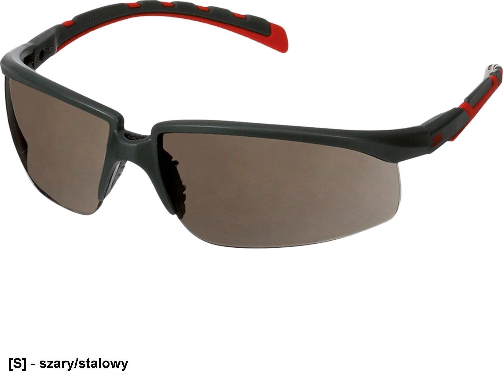 3M 3MOOSOLUS2002SG - okulary ochronne, regulowane zauszniki, nieparująca powłoka - uni