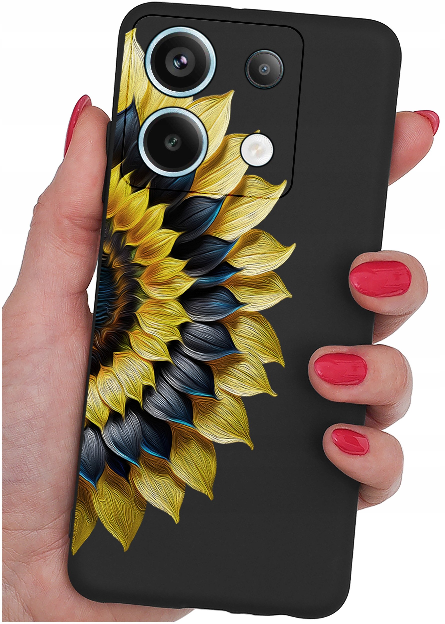 ETUI do Xiaomi Redmi Note 13 Pro 5G WZORY |SILIKONOWE MATT CASE +SZKŁO 9H