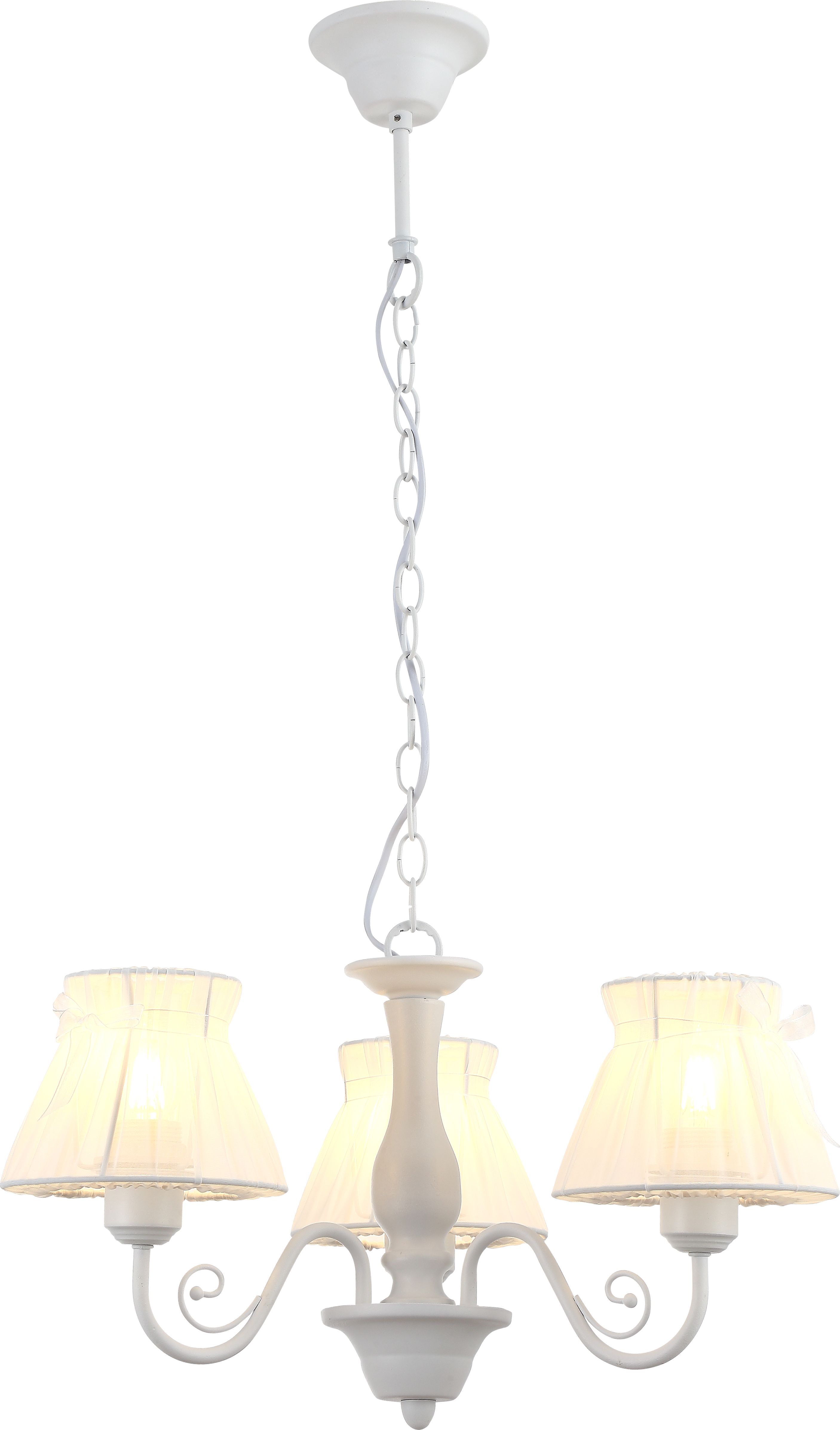 Lampa wisząca Candellux ZEFIR klasyczna biały (33-73792)