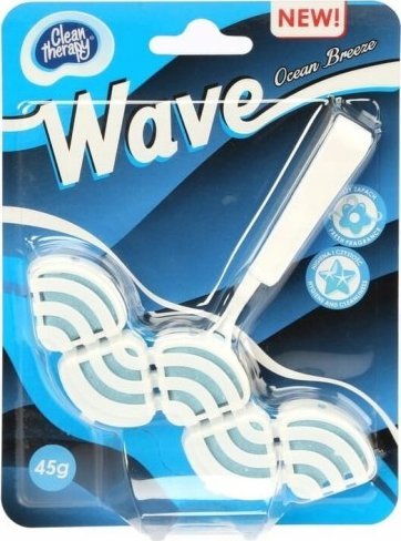 Ravi Kostka toaletowa Wave 45g Ocean Breeze Clean Therapy do WC