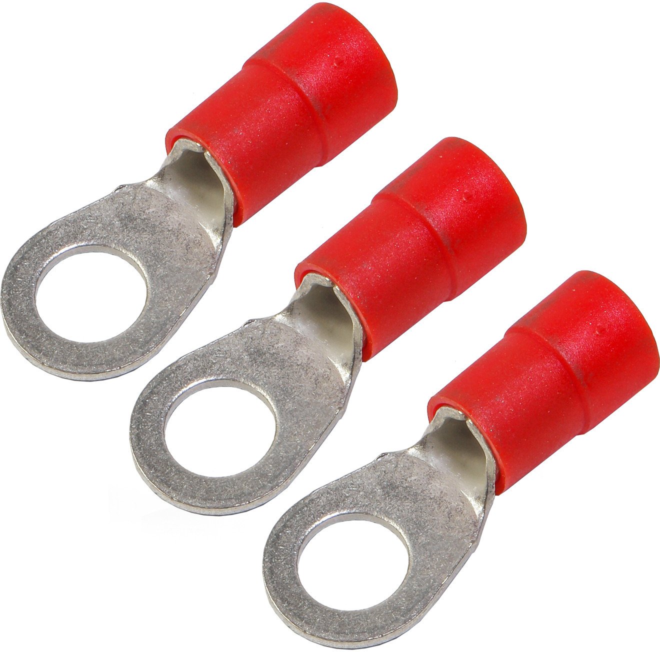 Końcówka oczkowa izol KOE M8 10mm 3szt ERKO