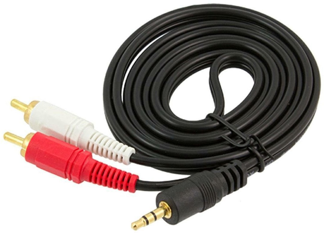 AK233A Kabel jack 3,5mm-2xrca cinch 1,25m