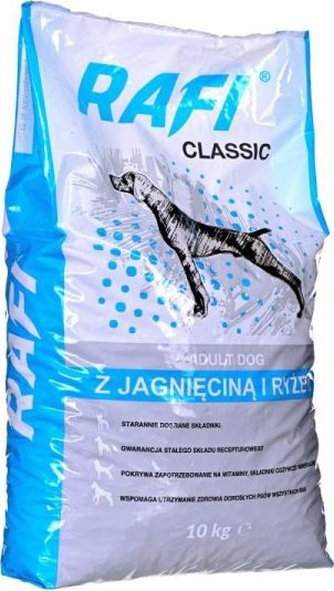 Rafi RAFI CLASSIC Sucha Karma z Jagnięciną i Ryżem Dolina Noteci 10 Kg