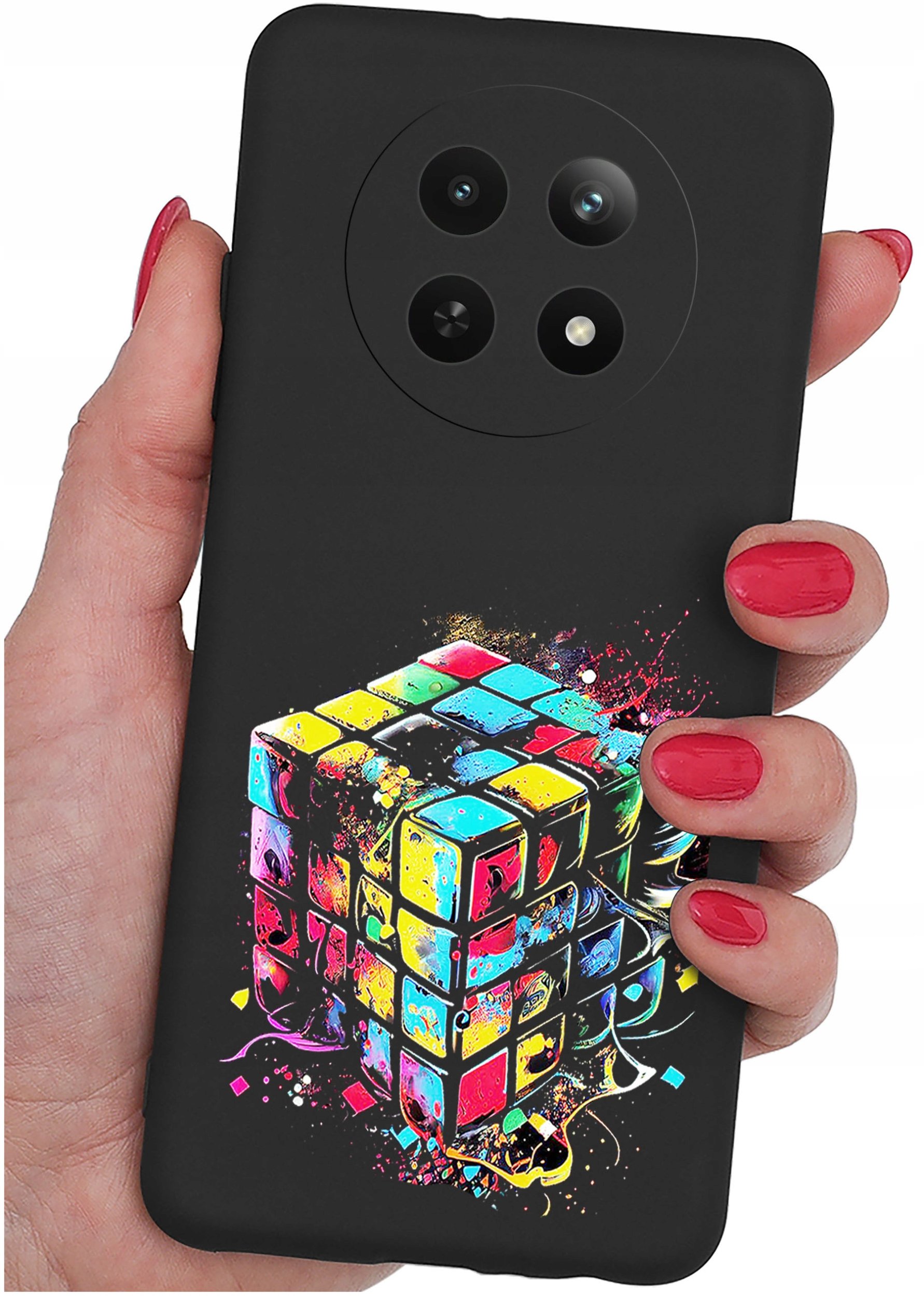 Etui do Realme 12 5G | 12x 5G WZORY |SILIKONOWE MATT CASE + SZKŁO 9H