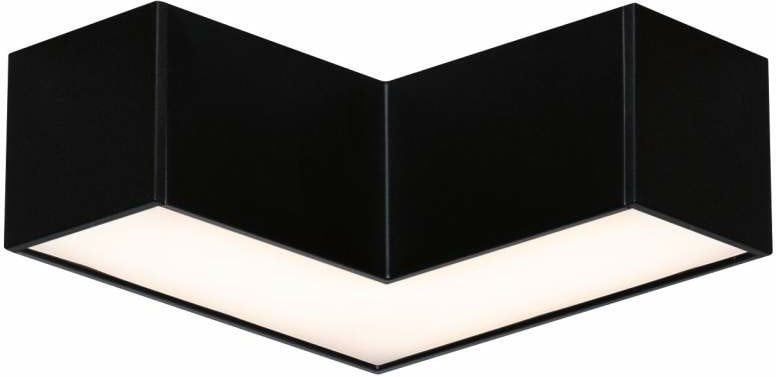 Łącznik L systemu LINION LED 3,5W 90st. 3000K 200lm IP20 24V czarny RAL 9004 / aluminium