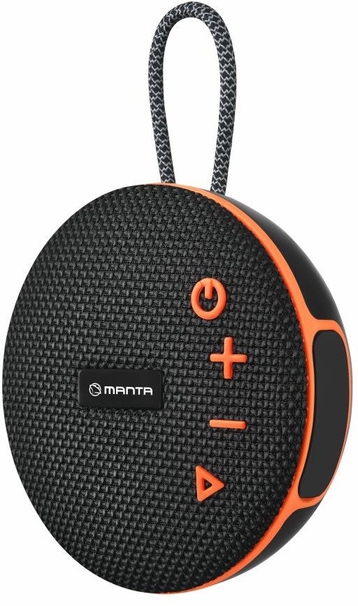 Głośnik przenośny bezprzewodowy bluetooth Manta SPK02GO Mały Lekki Wytrzymały
