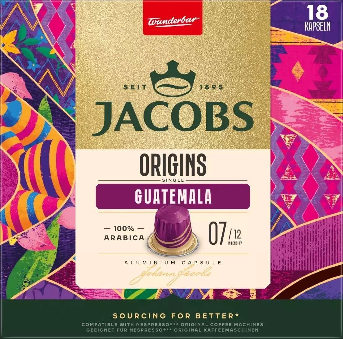 Nespresso Kapsułki do Origins Guatemala 18 szt.