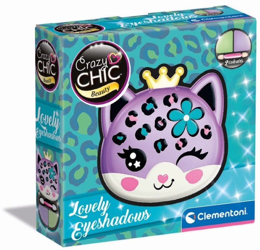 Akių šešėliai vaikams Clementoni Crazy Chic Leopard