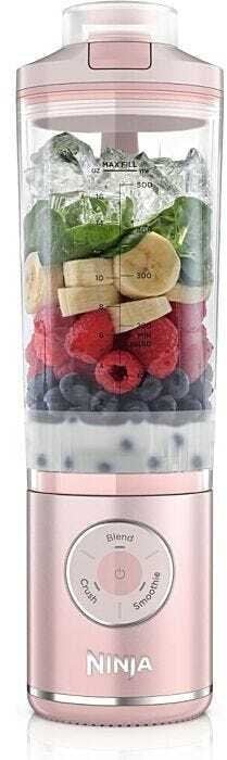 Blender kielichowy Ninja BC251EUPK Blast Max bezprzewodowy mixer rosa