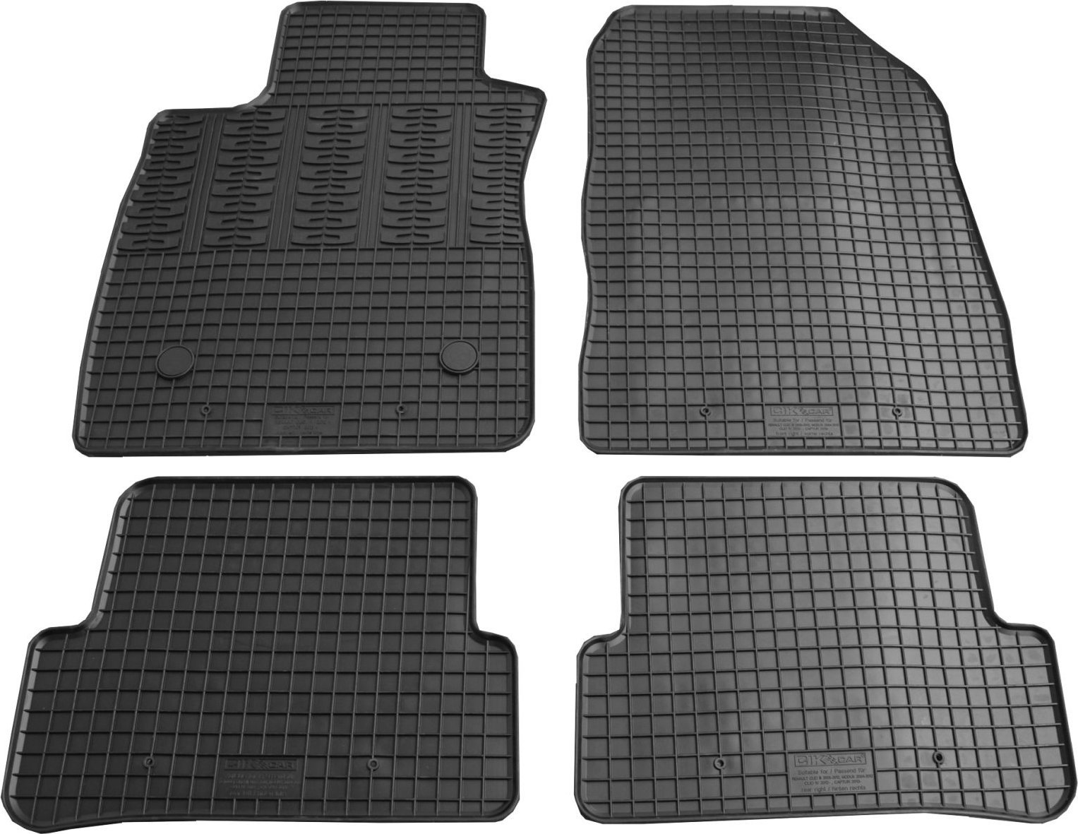 Cikcar Dywaniki gumowe do Renault Captur (2013-2019r)