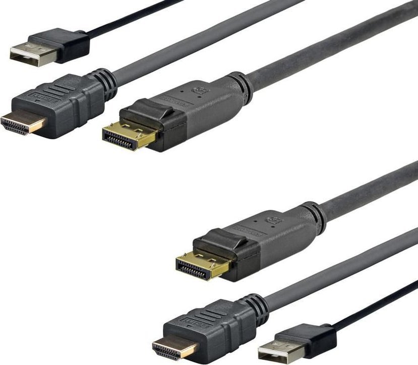 Kabel VivoLink Pro HDMI+USB to DP 1 Meter - PROHDMIUSBDP1