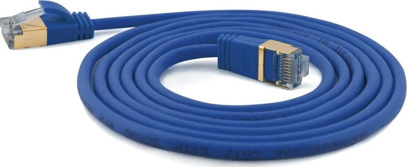 Wantec Wantec Patchkabel SSTP CAT7 Ste. CAT6a d=4mm 25,00m blau