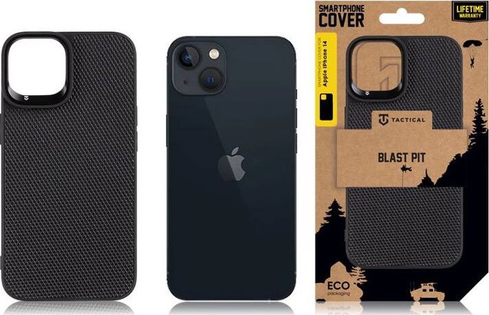 Tactical Blast Pit Cover for Apple iPhone 14 Black standard