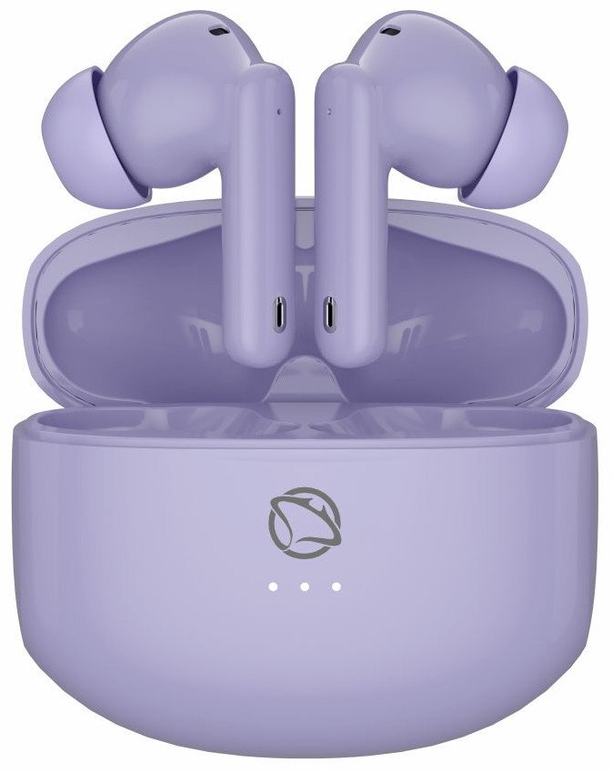 Słuchawki bezprzewodowe TWS Manta Rytmo MTWS008P Fioletowe