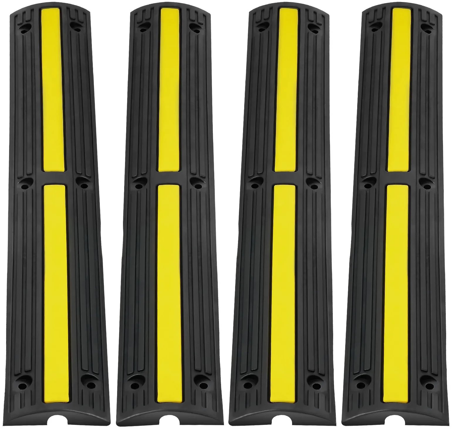 Listwa przejazdowa do kabli 100cm 4szt gumowa 8t ochrona przewody garaż