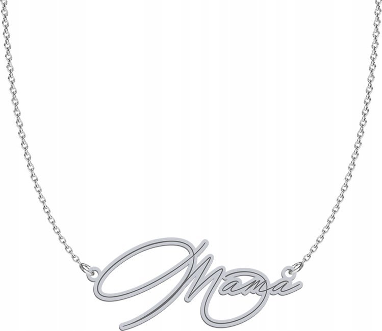 Radziszewska Jewellery Naszyjnik MAMA srebro925 Dedykacja DZIEŃ MAMY