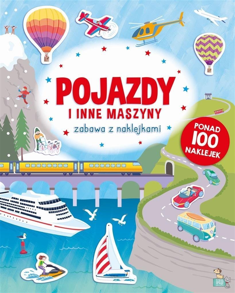 MD Creative Zabawa z naklejkami. Pojazdy i inne maszyny