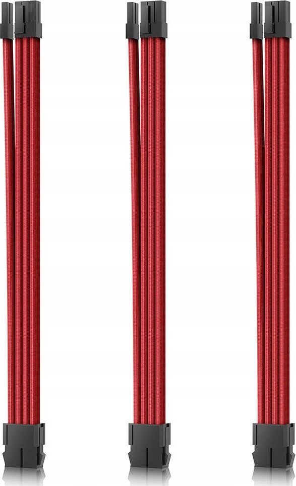 AsiaHorse Zestaw 3 przedłużaczy do zasilacza ATX 6+2 8 PIN 3 KIT 18 AWG AsiaHorse