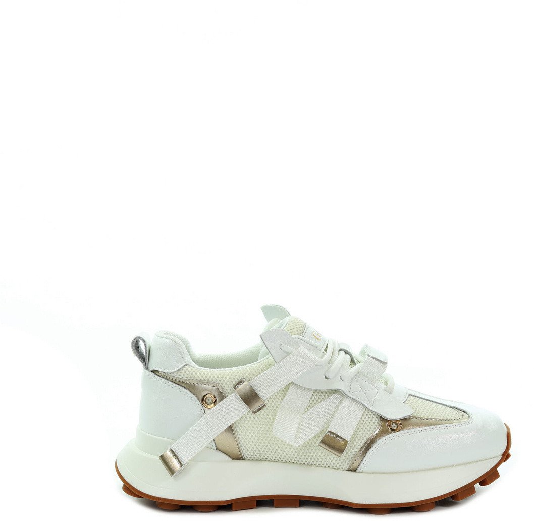 GOE Damskie sneakersy kremowe RR2N4065 WHITE 38