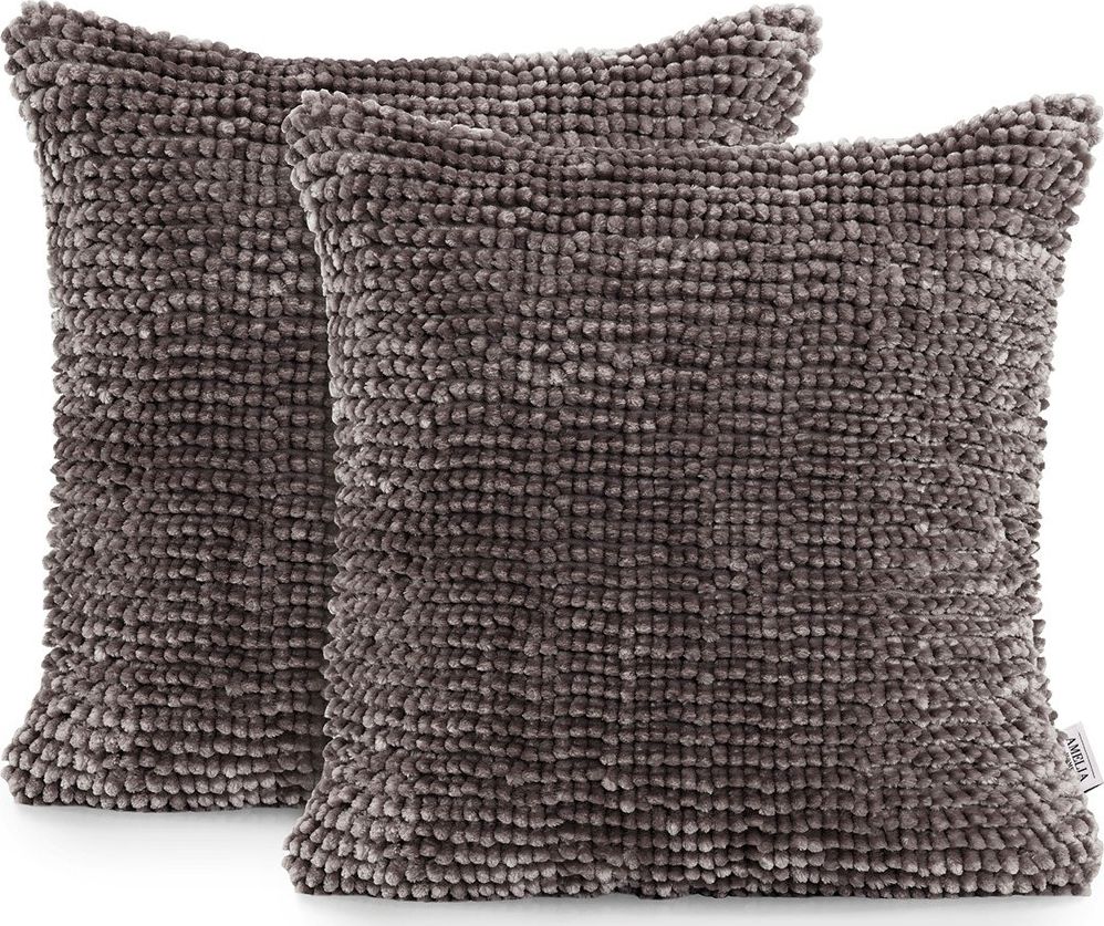 AmeliaHome AmeliaHome POSZEWKA BATI BROWN 45x45*2