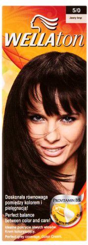 Wella Krem koloryzujący 5/0 JASNY BRĄZ
