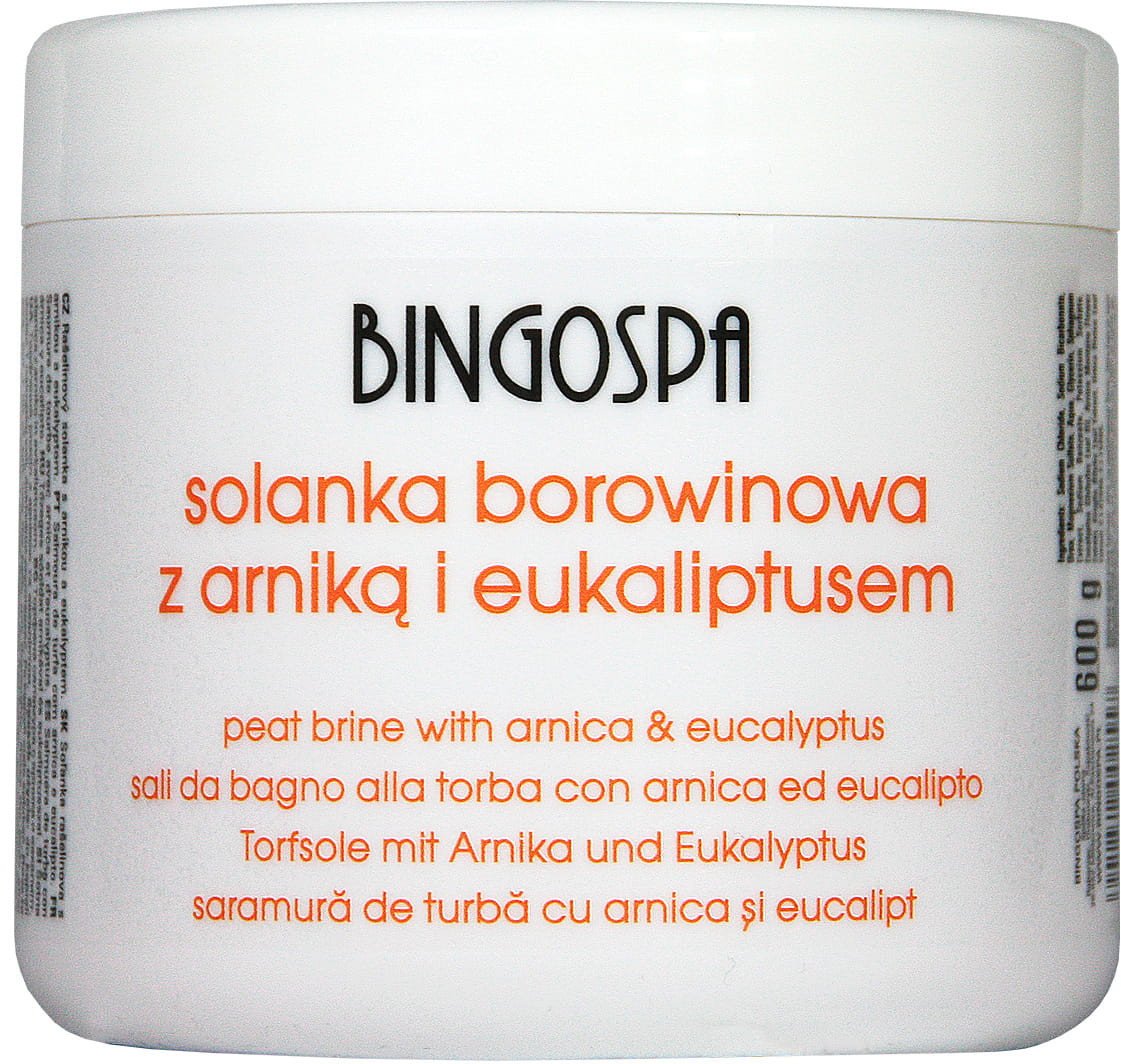 BingoSpa Solanka borowinowa z arniką i eukaliptusem 600g