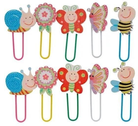 Spinacze 10szt Zwierzęta