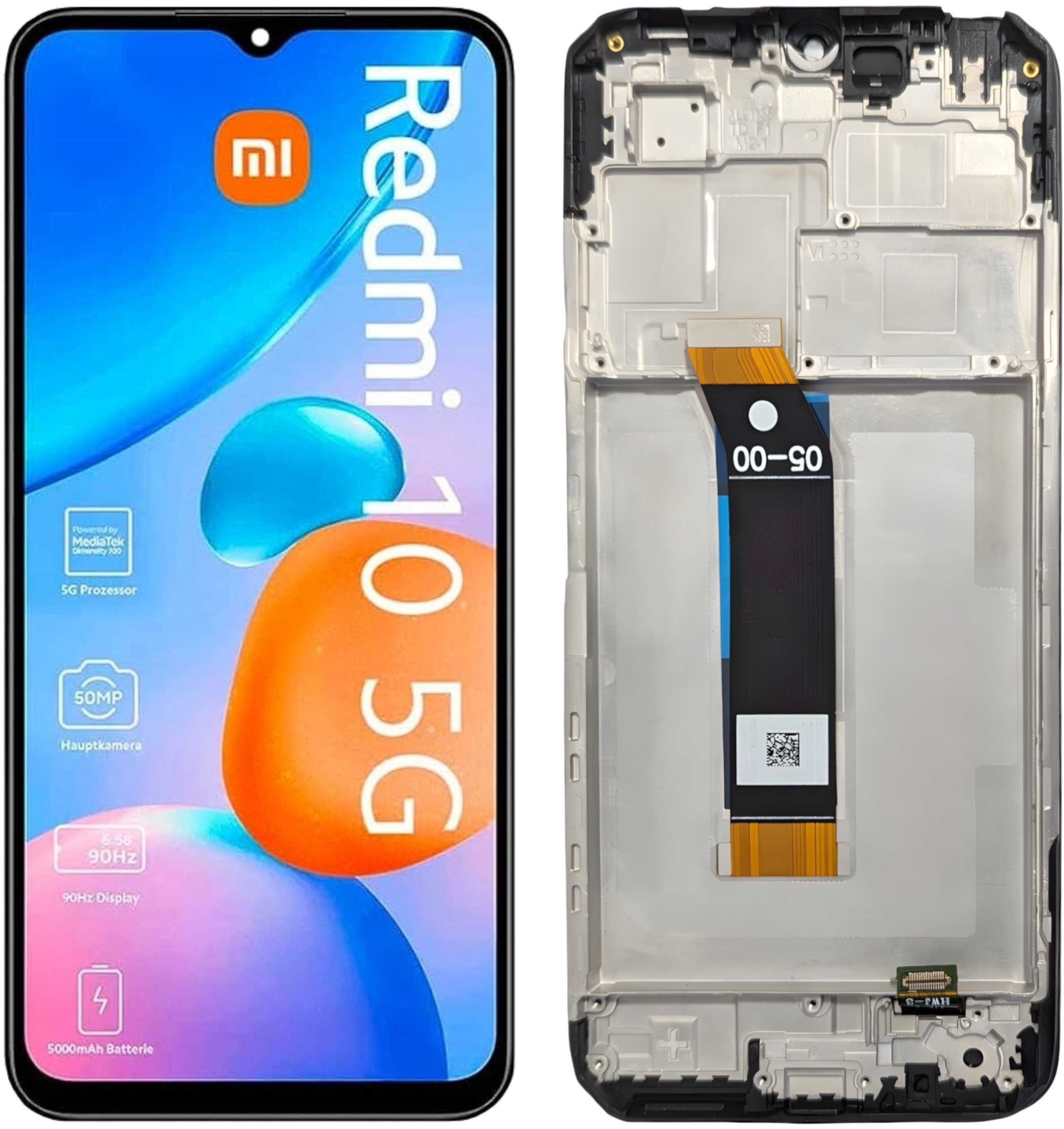 WYŚWIETLACZ EKRAN LCD DO XIAOMI REDMI 10 5G RAMKA