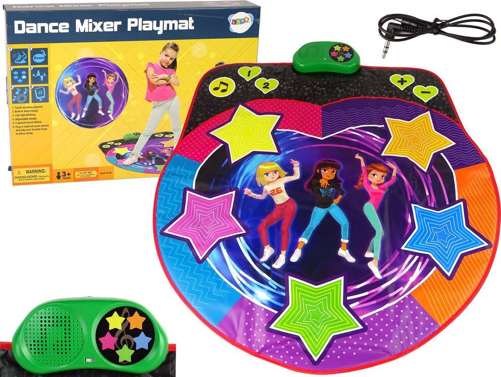 LeanToys Mata Taneczna Gra Zręcznościowa Taniec Gwiazdki