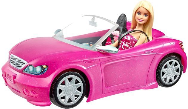 Lalka Barbie Barbie Mattel Barbie Doll & Glam Convertible