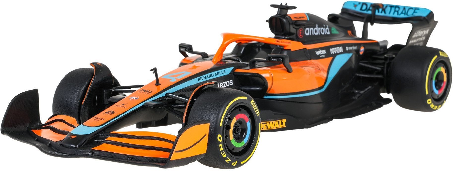 Rastar Autko Metalowe 1:24 McLaren F1 MCL36 Pomarańczowe RASTAR