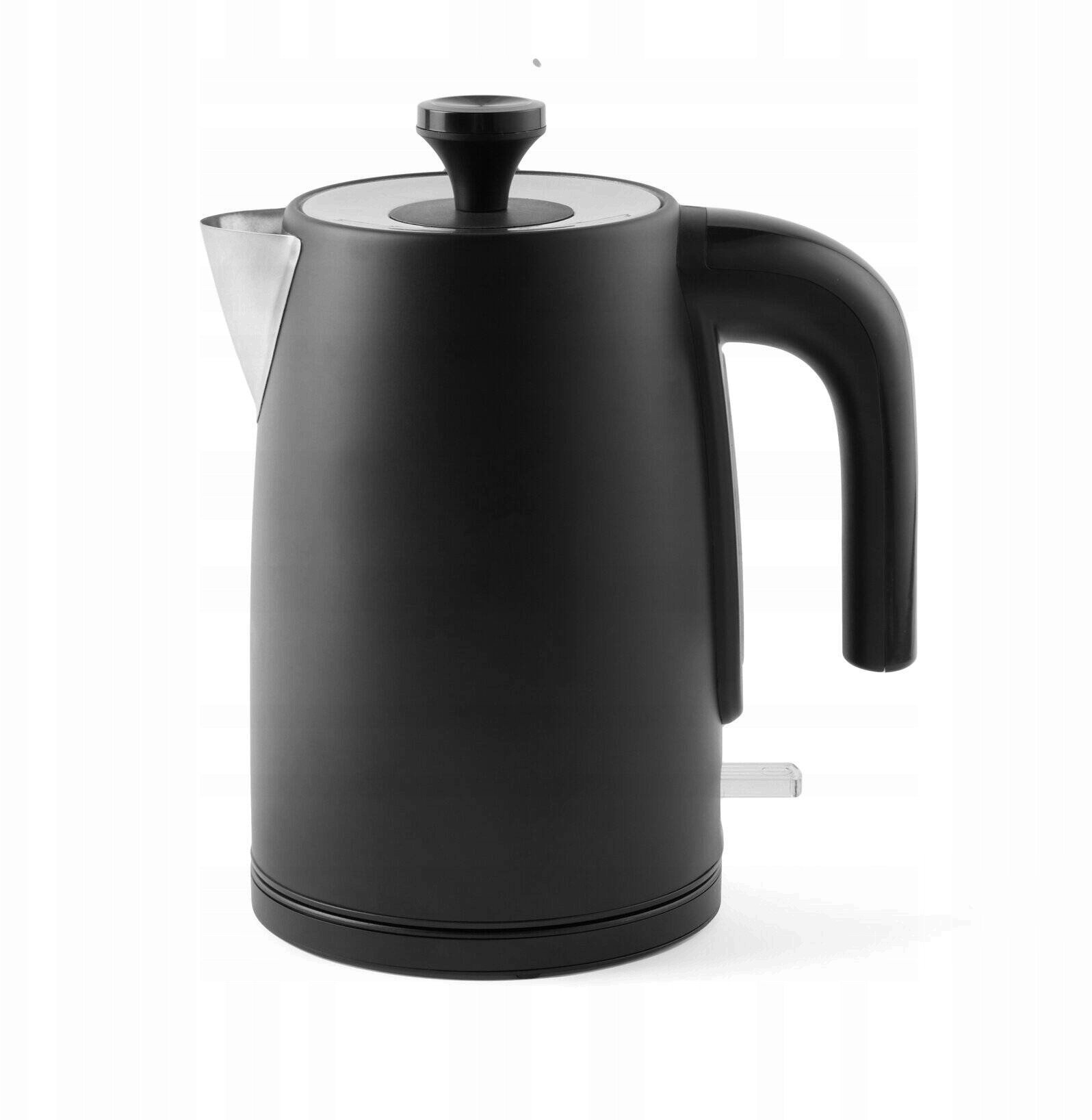 Czajnik czarny elektryczny 3000 W PETRA, 1,7 l