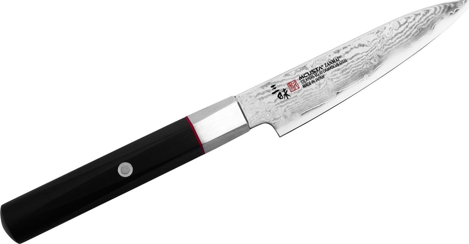 Mcusta Nóż kuchenny Zanmai Splash Damascus uniwersalny 11cm HZ2-3001DS uniwersalny