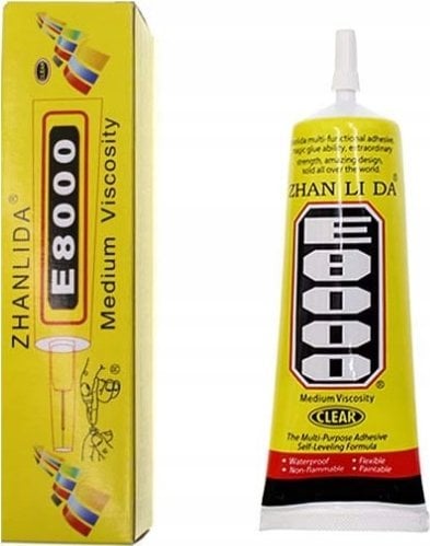 Vega KLEJ SYNTETYCZNY LOCA E8000 WYŚWIETLACZ LCD RAMKA DOTYK 25ml MONTAŻOWY ZHANLIDA>