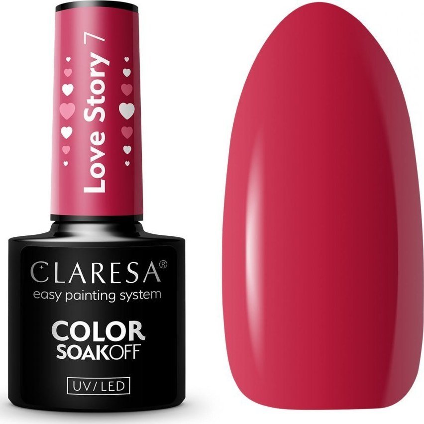 Activeshop CLARESA Lakier Hybrydowy LOVE STORY 7 - 5g