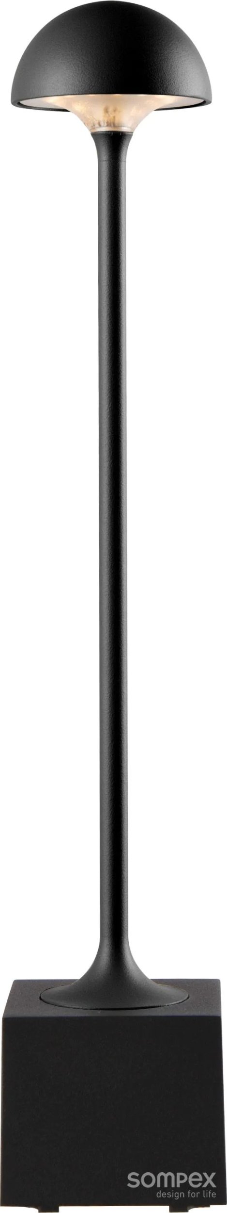 Lampa stołowa Sompex Sompex FLORA black Battery-operated Outdoor Light
