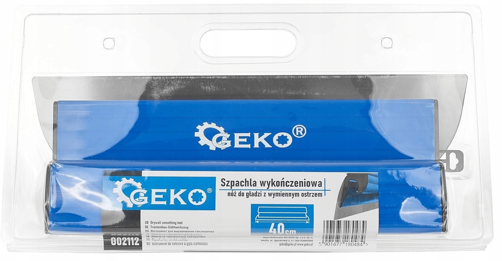 Szpachla wykończeniowa - nóż do gładzi z wymiennym ostrzem 40cm (30)