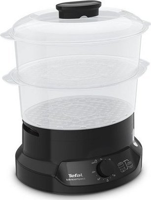 Tefal TEFAL Food Steamer VC139810 Black, 800 W, Capacity 6 L, Number of baskets 2