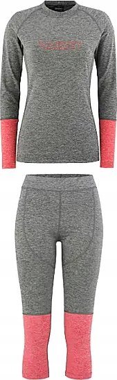 Majesty Zestaw Bielizny Technicznej Majesty Cover Lady Base Layer SET Grey/Pink 2020