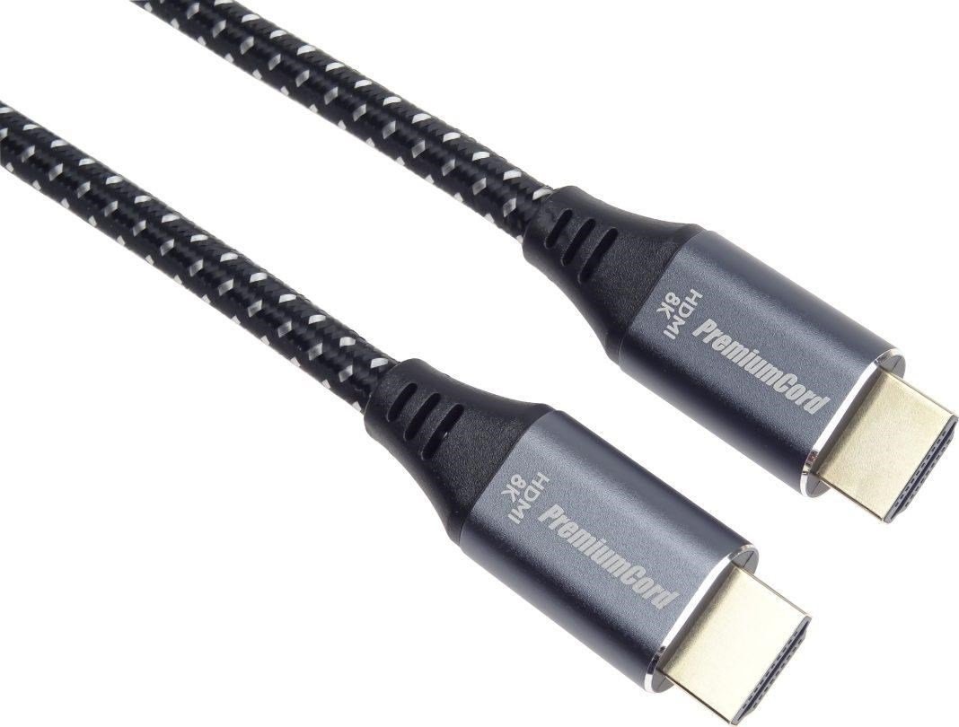 Kabel PremiumCord HDMI - HDMI 1m szary (kphdm21s1)