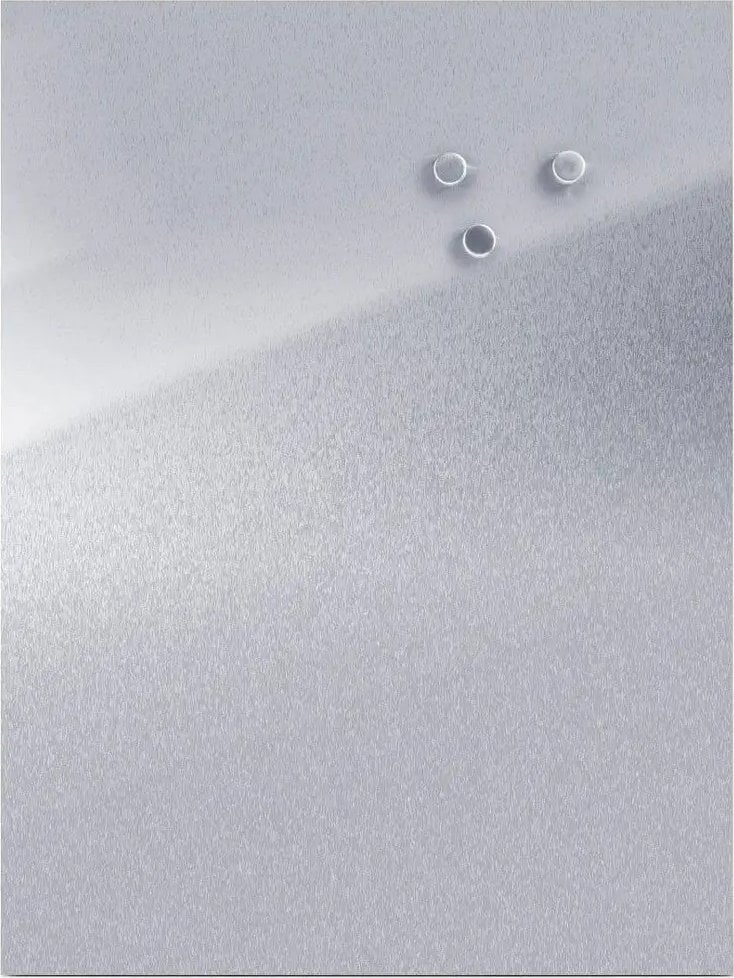 Zeller Tablica magnetyczna na notatki INOX + 3 magnesy, 60x80 cm, ZELLER