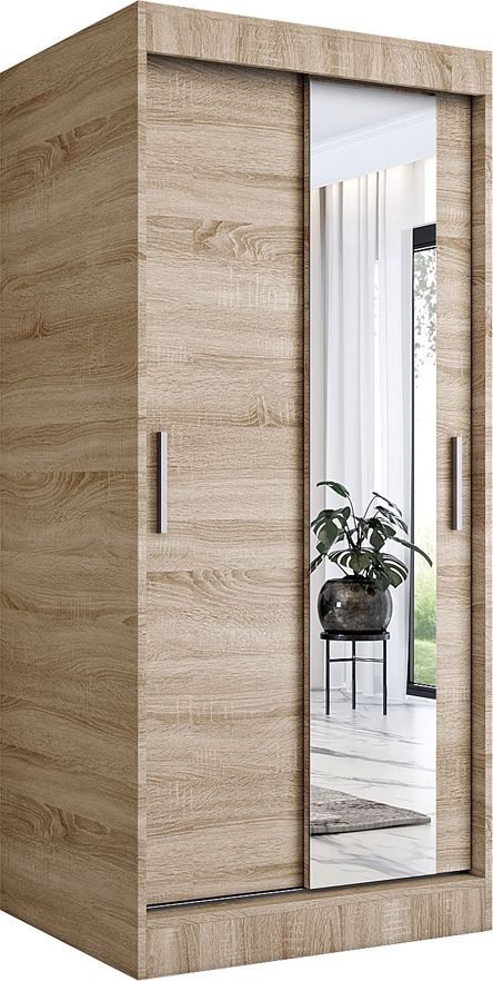 Elior Szafa przesuwna w kolorze dąb sonoma - Palmira 2X