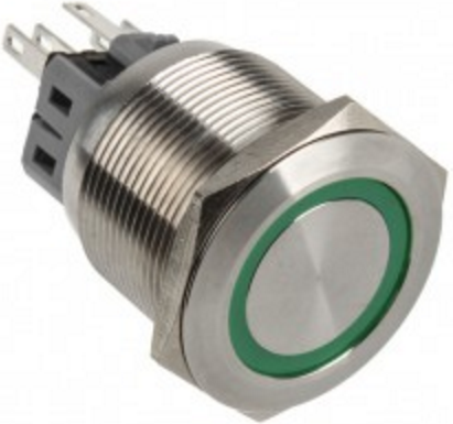 DimasTech Przycisk LED 25mm Zielony (PD062)