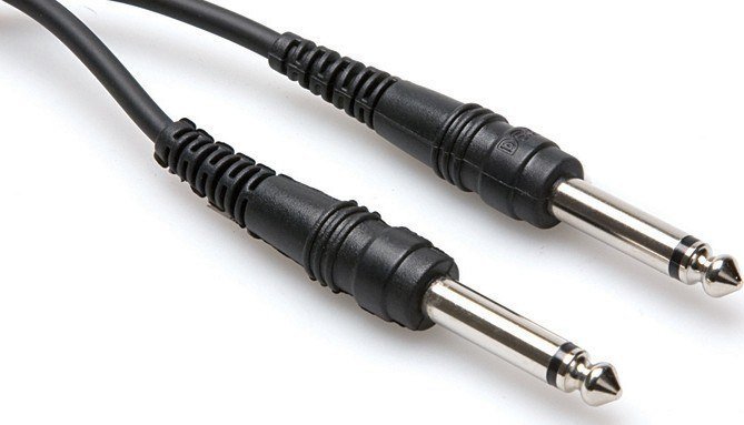 Kabel Hosa Jack 6.3mm - Jack 6.3mm 1.5m czarny (CPP-105)