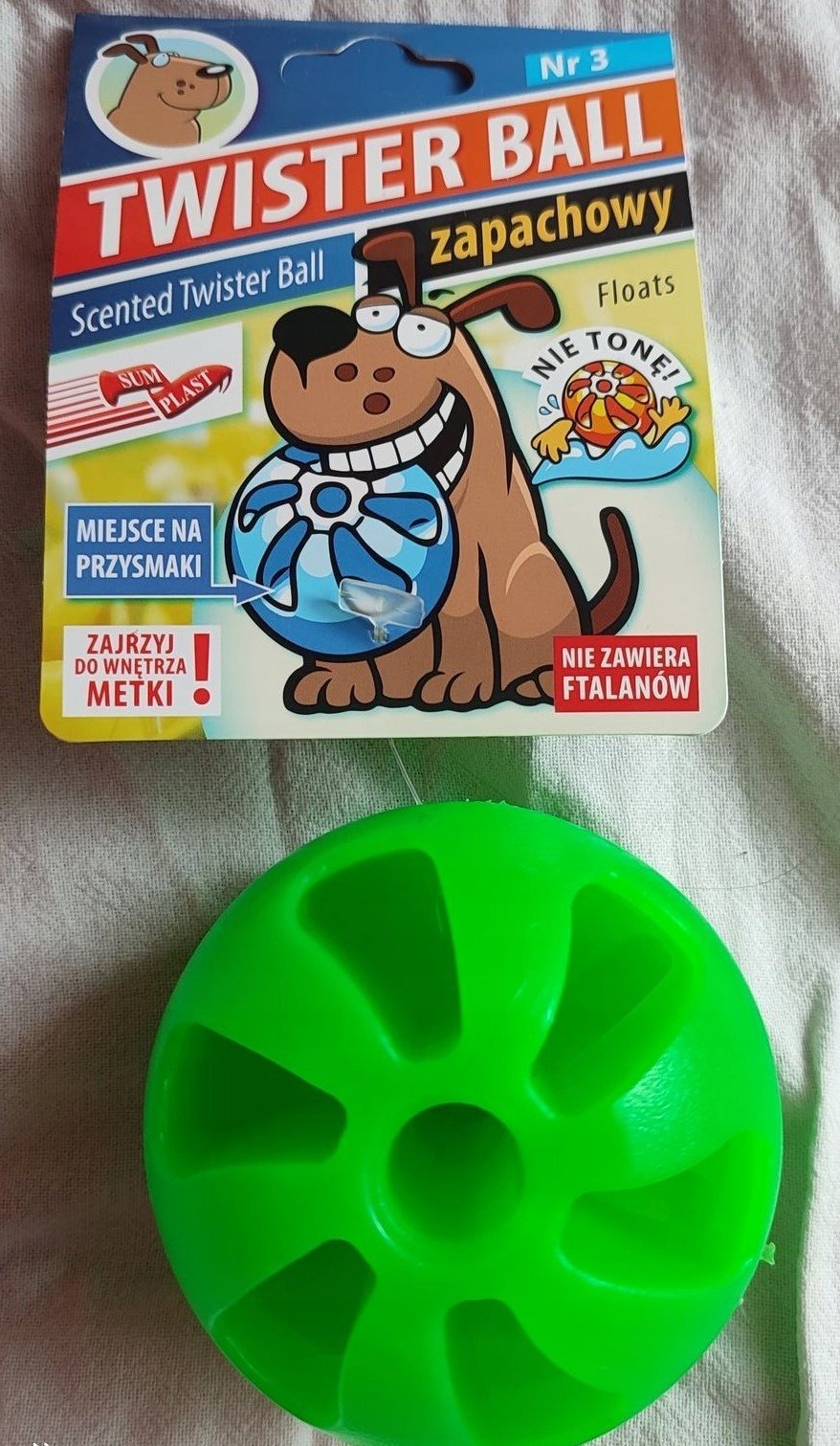 Sum Plast SUM-PLAST ZABAWKA PIŁKA TWISTER NR.3 /4