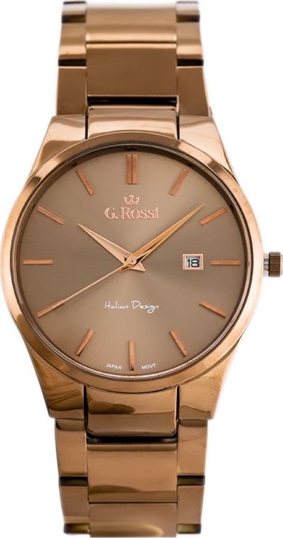 Zegarek Gino Rossi Zegarek 8245B2-2B3 (zg259f) brown uniwersalny