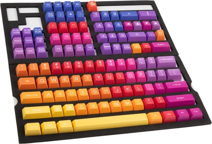Ducky Ducky Afterglow ABS Double-Shot Keycap Set, US Layout