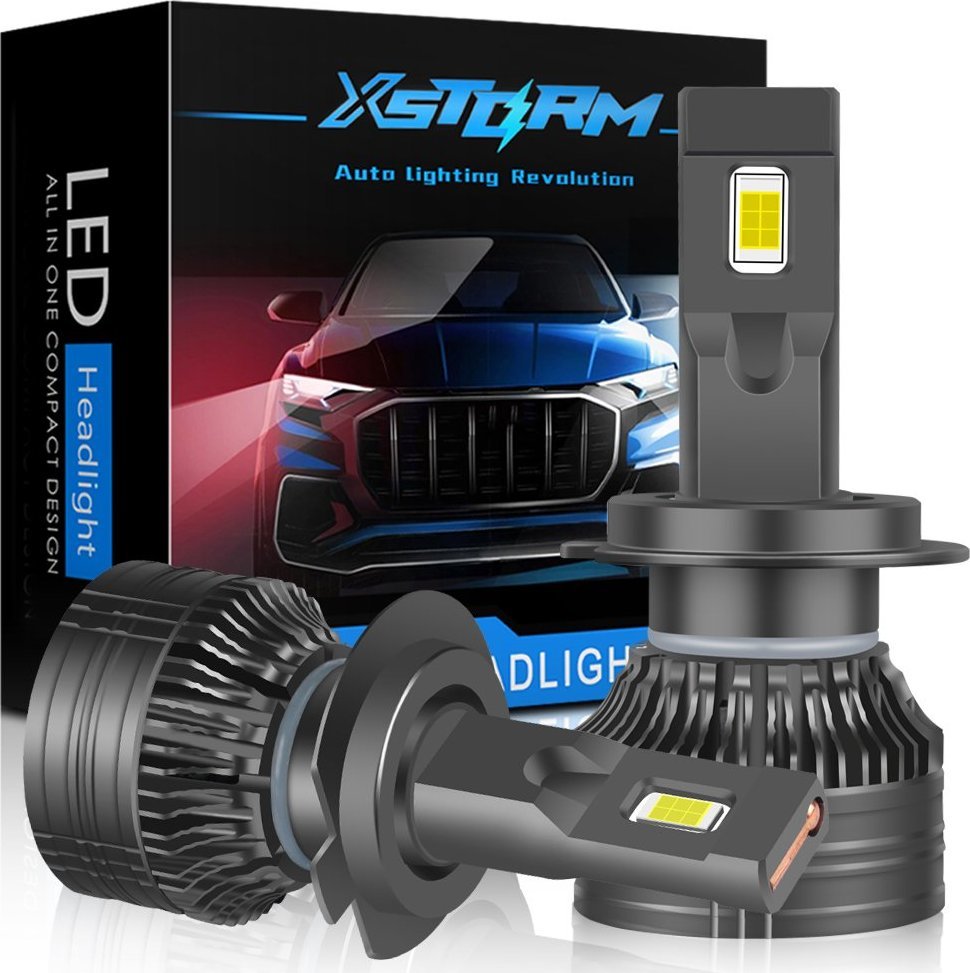 SKLEPLEDY ŻARÓWKI LED H7 XSTORM 120W 26000LM MOCNE CANBUS