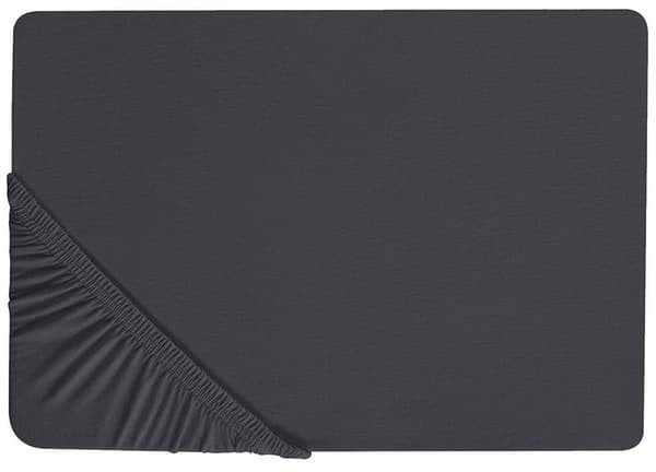 FITTED SHEET COTTON 140X200+25 GREY